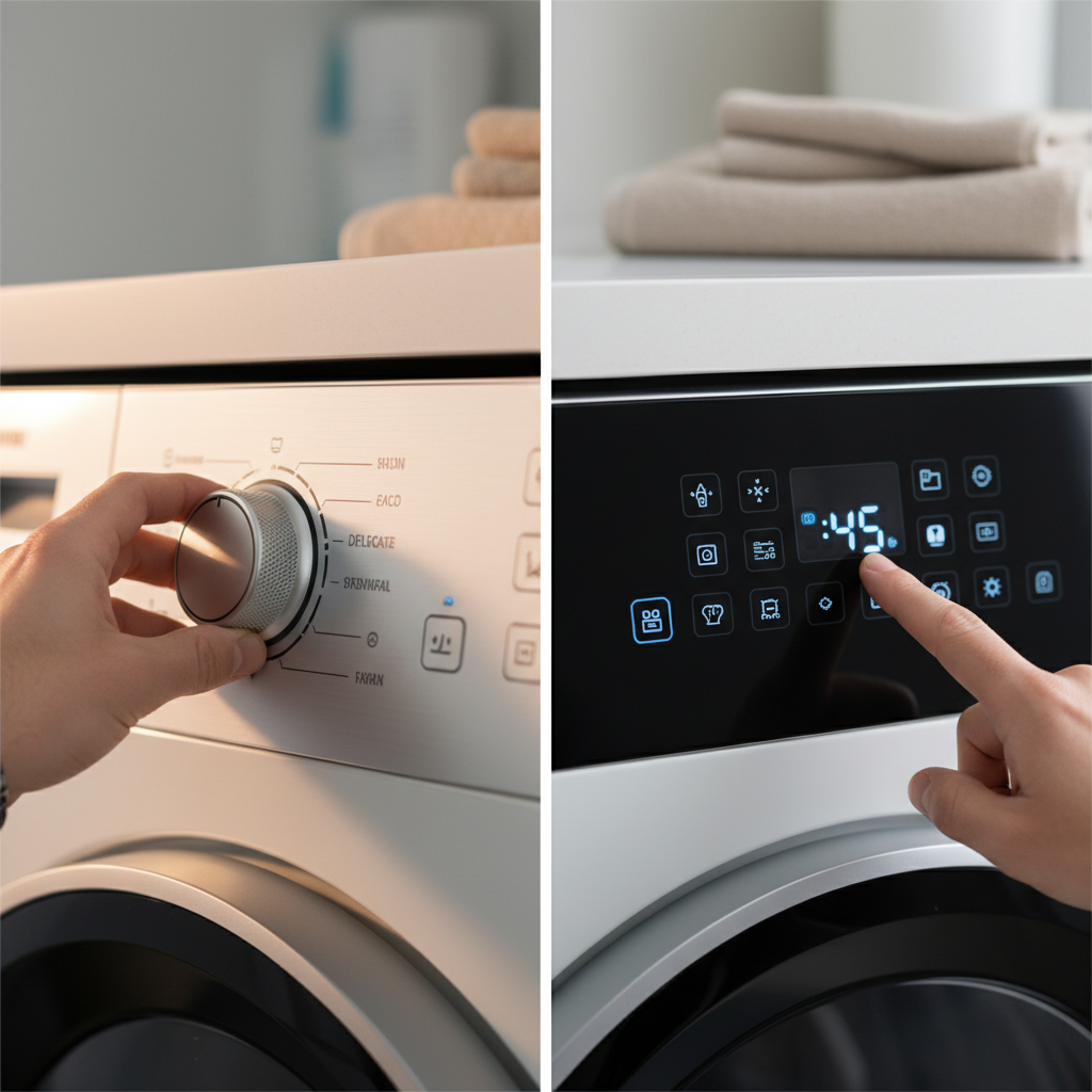 Clothes Dryer Control: Knob vs. Touch Screen – Which is Right for You?