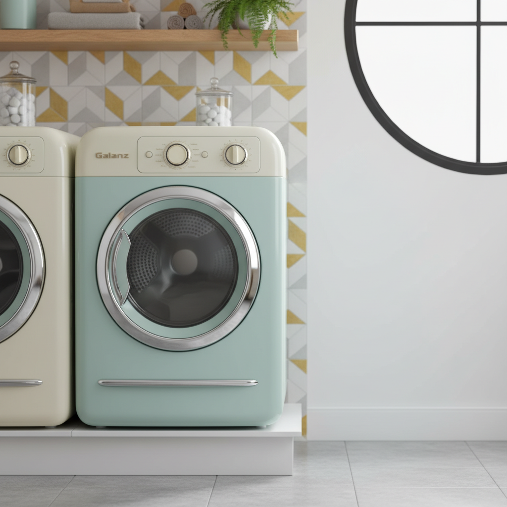 Galanz Retro Electric Dryer: A Stylish Dream for Modern Laundry Rooms